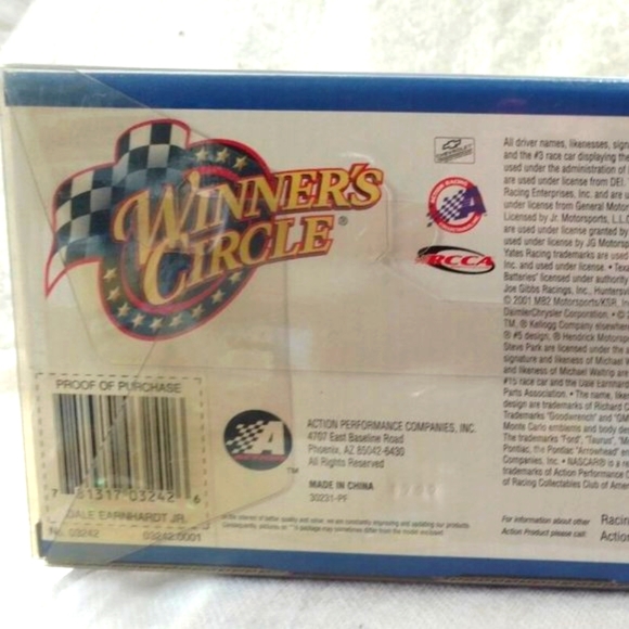 Action 2002 Chevrolet Monte Carlo #3 Dale Earnhardt Jr Oreo/Ritz 1:24 Diecast - Picture 6 of 9